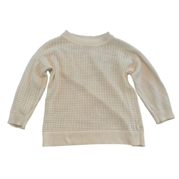 Gap White Sweater hole pattern size L men’s - Picture 1 of 5